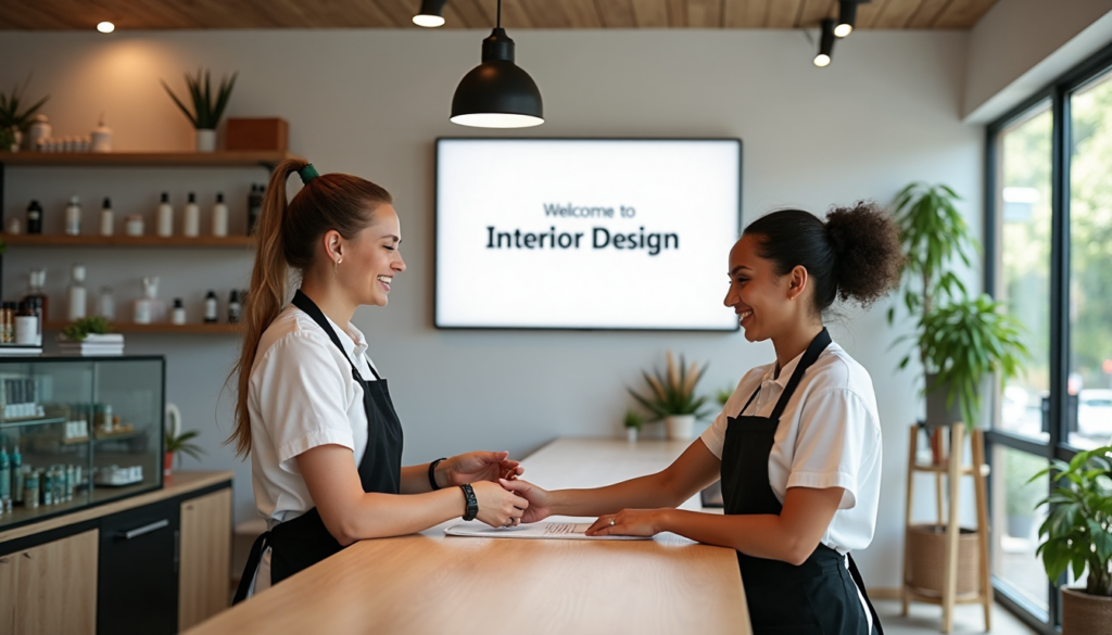 Modern cannabis dispensary with natural light and clean minimalist design