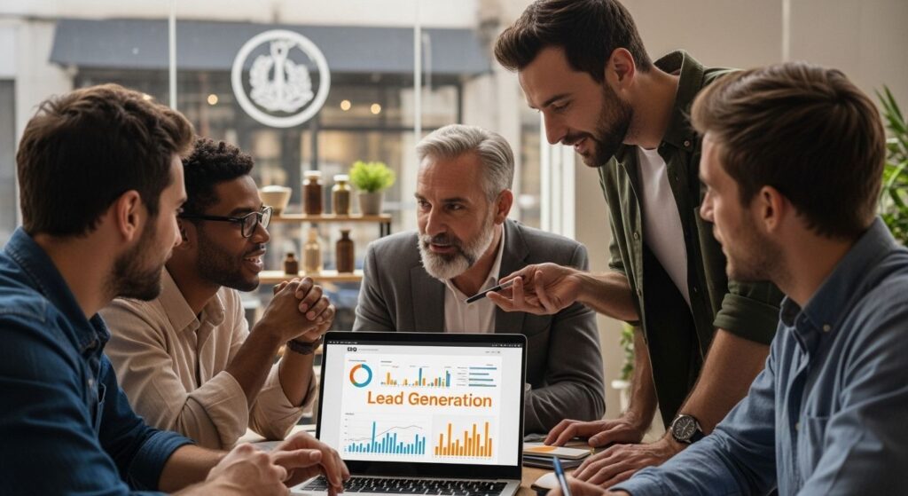 lead generation local SEO business teamwork