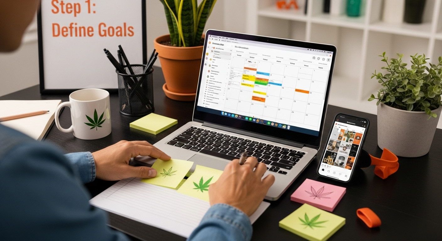 cannabis content calendar