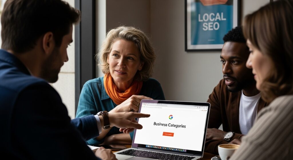 google my business categories