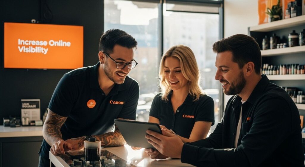 cannabis store online visibility